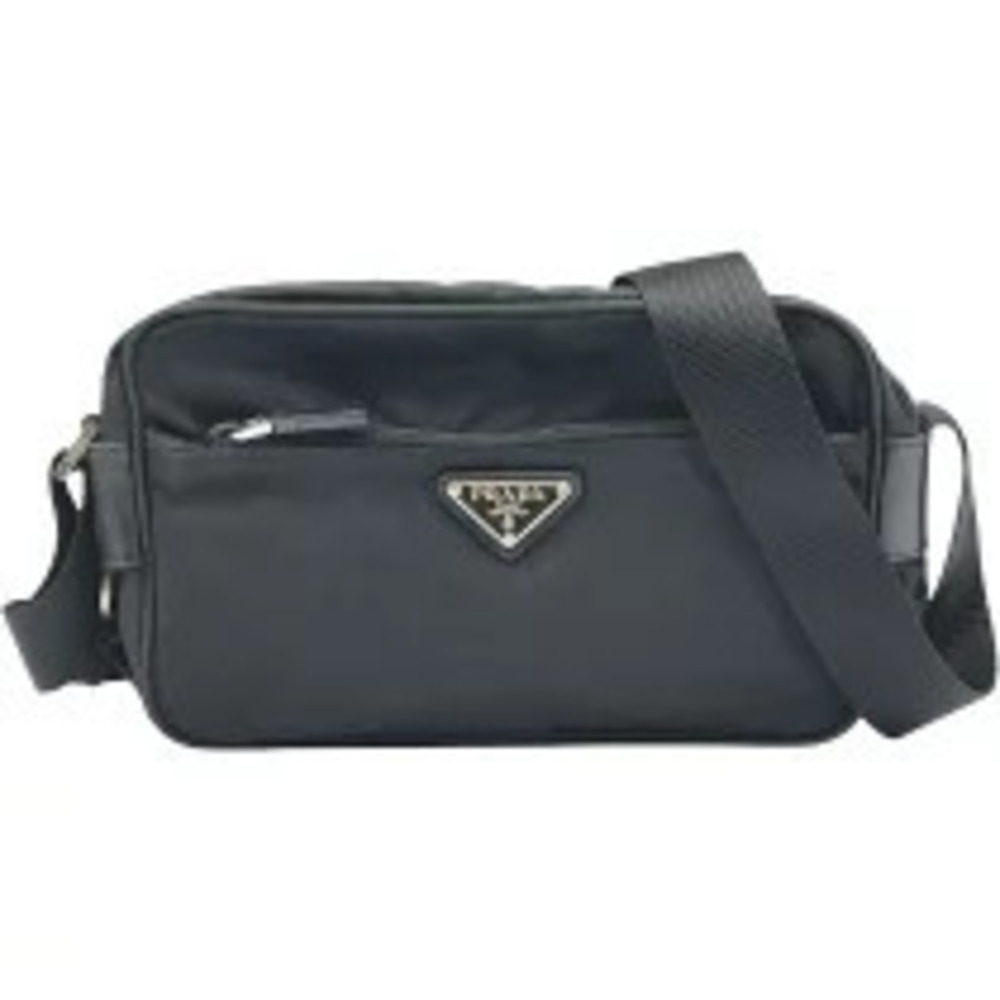 Prada Tessuto Crossbody Bag Black